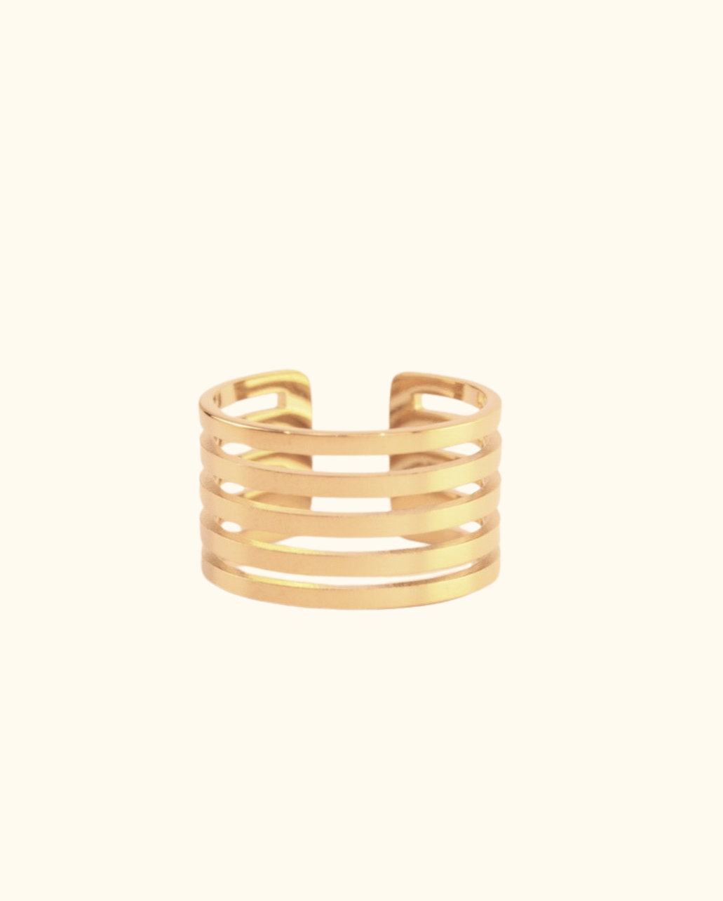 Anillo Chunky Lines