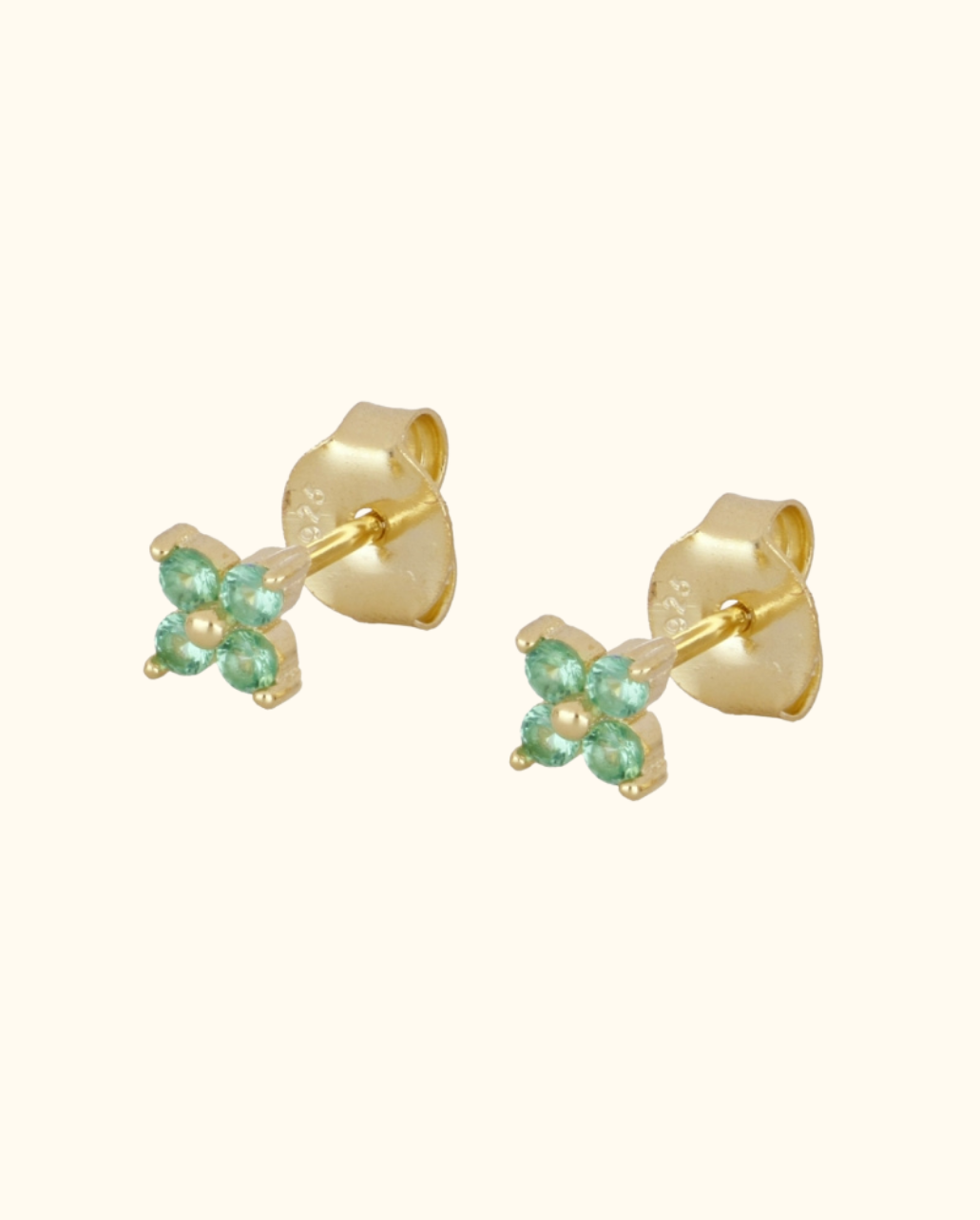 Pendientes Zircon Flower