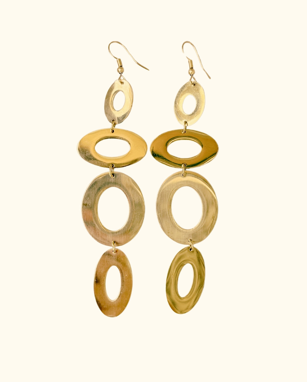 Pendientes Irregular Hoops