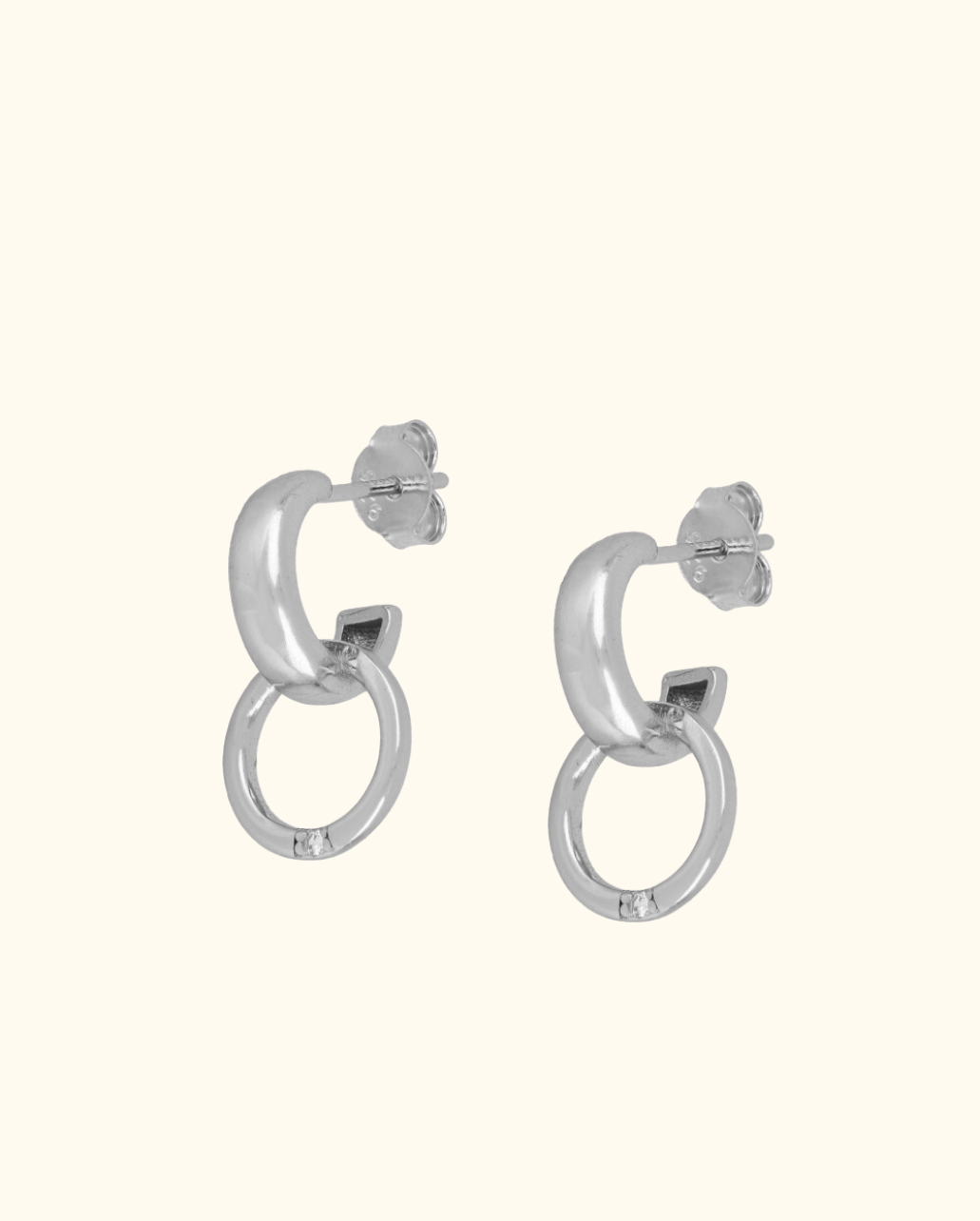 Pendientes Double Ring