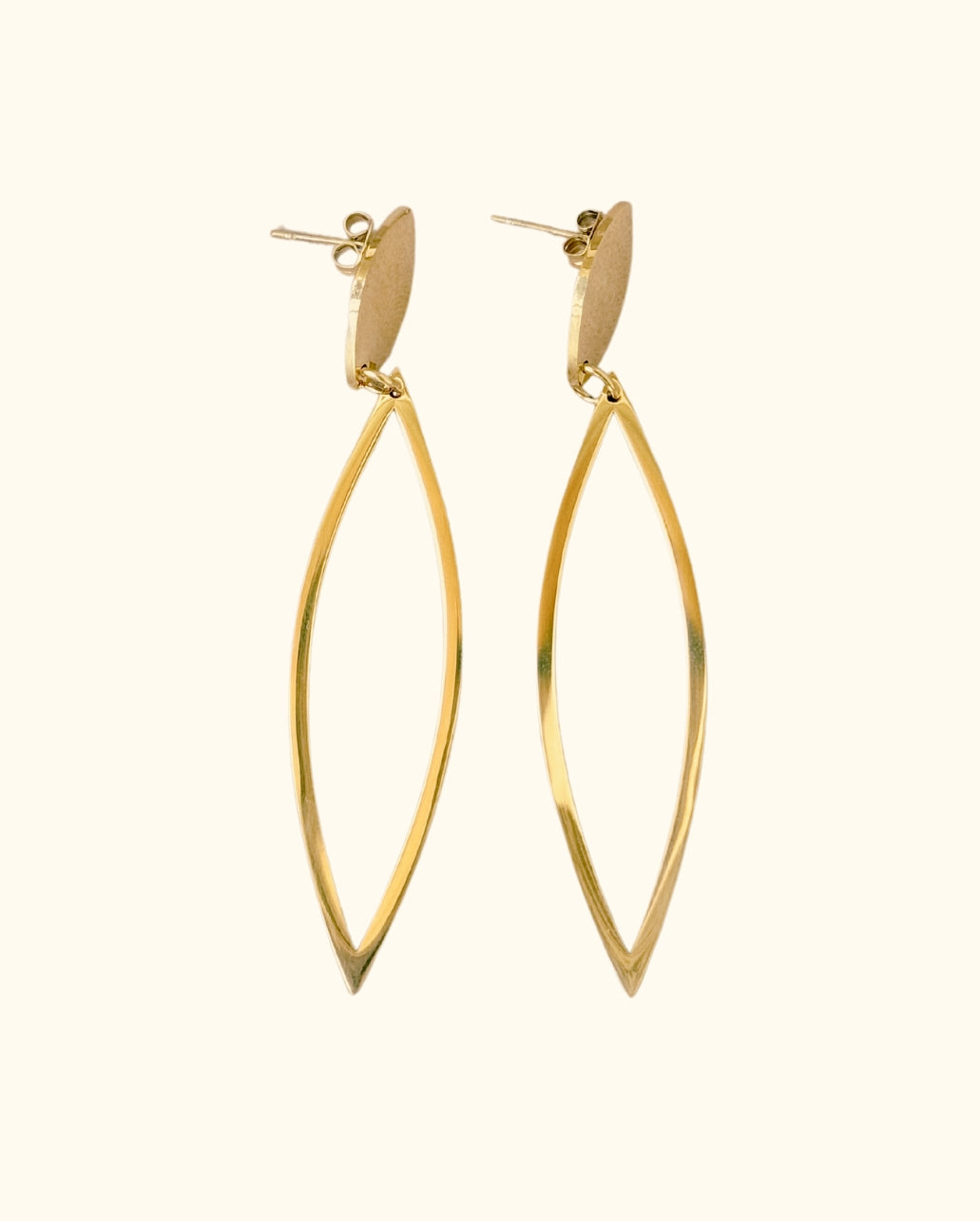 Pendientes Golden Rhombus