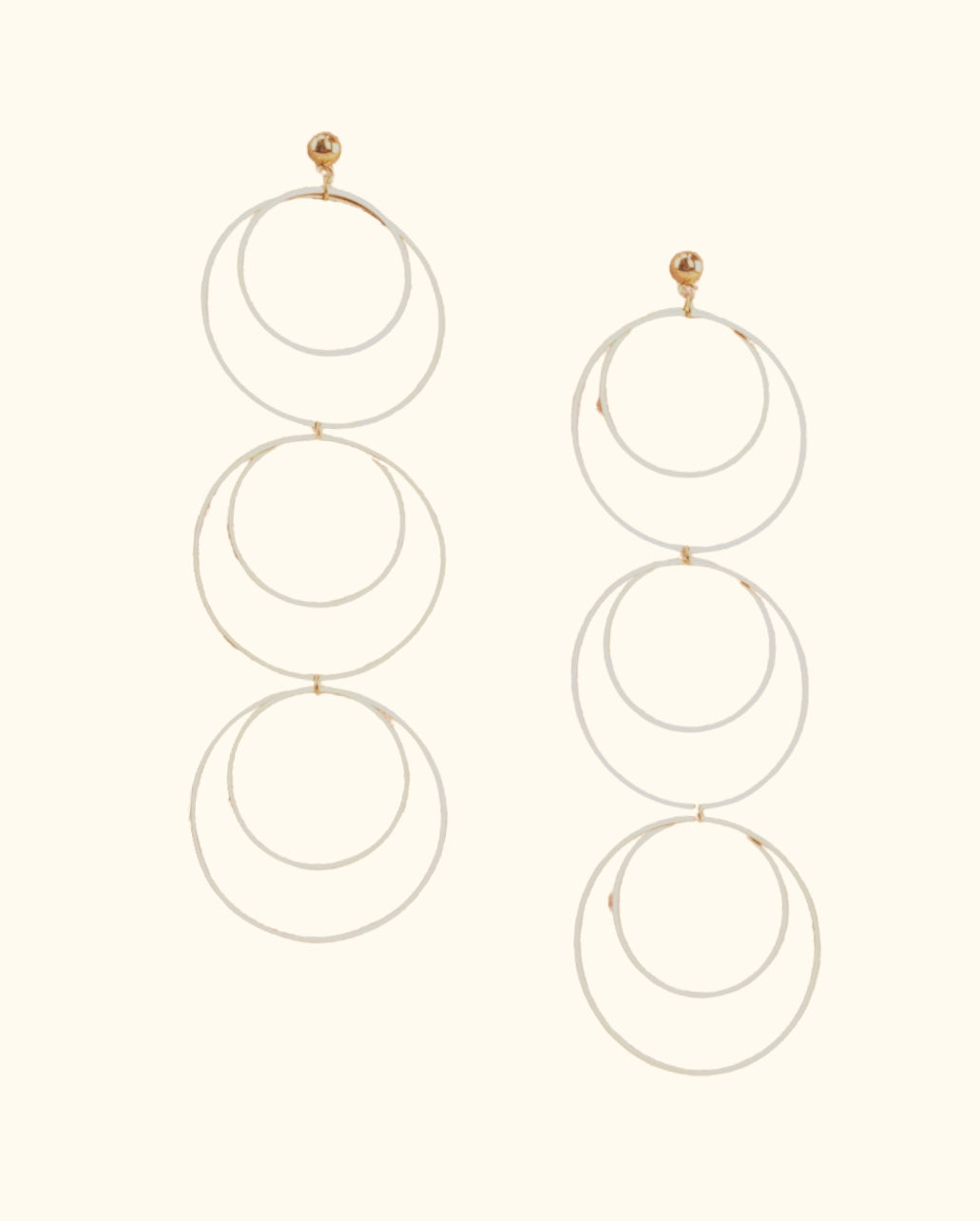 Pendientes Triple Hoops