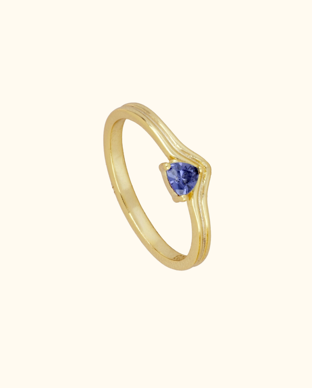 Anillo Tanzanite Zirconia