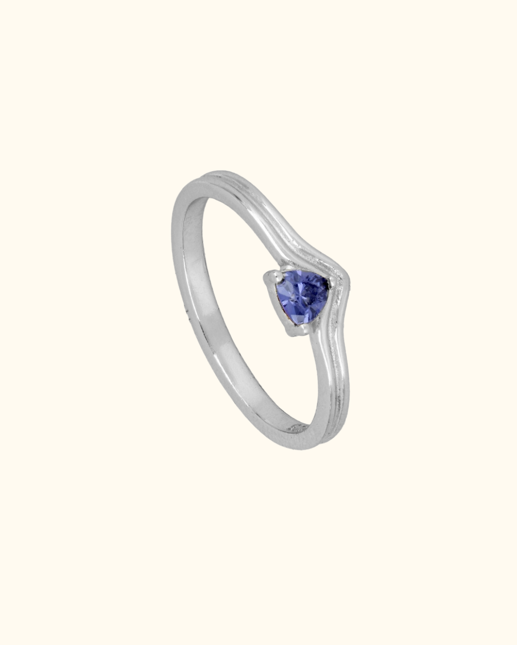 Anillo Tanzanite Zirconia