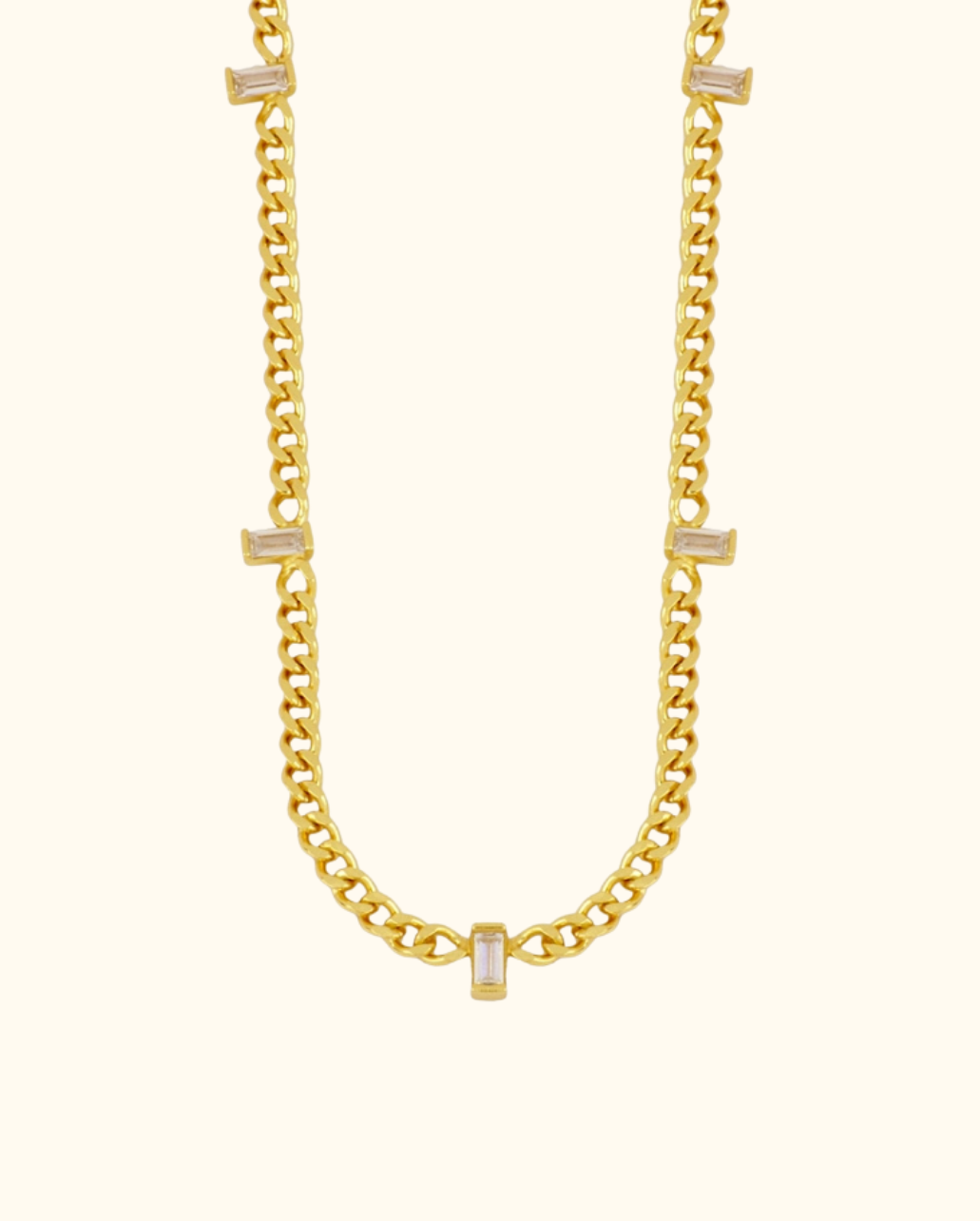 Collar Zirconias Chain