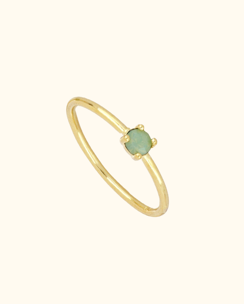 Anillo Cyan Zirconia