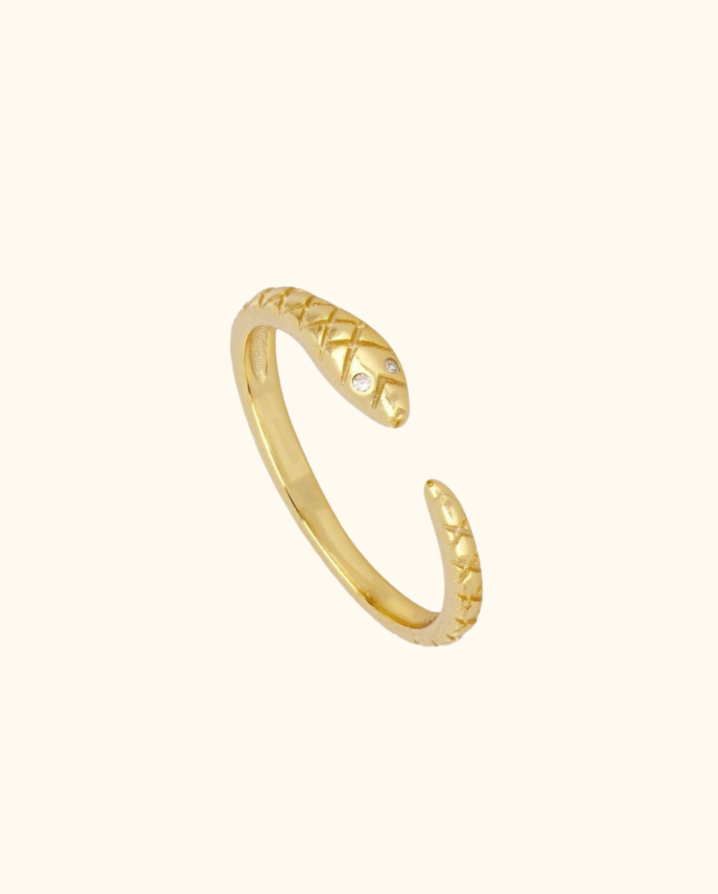 Anillo Zirconia Snake