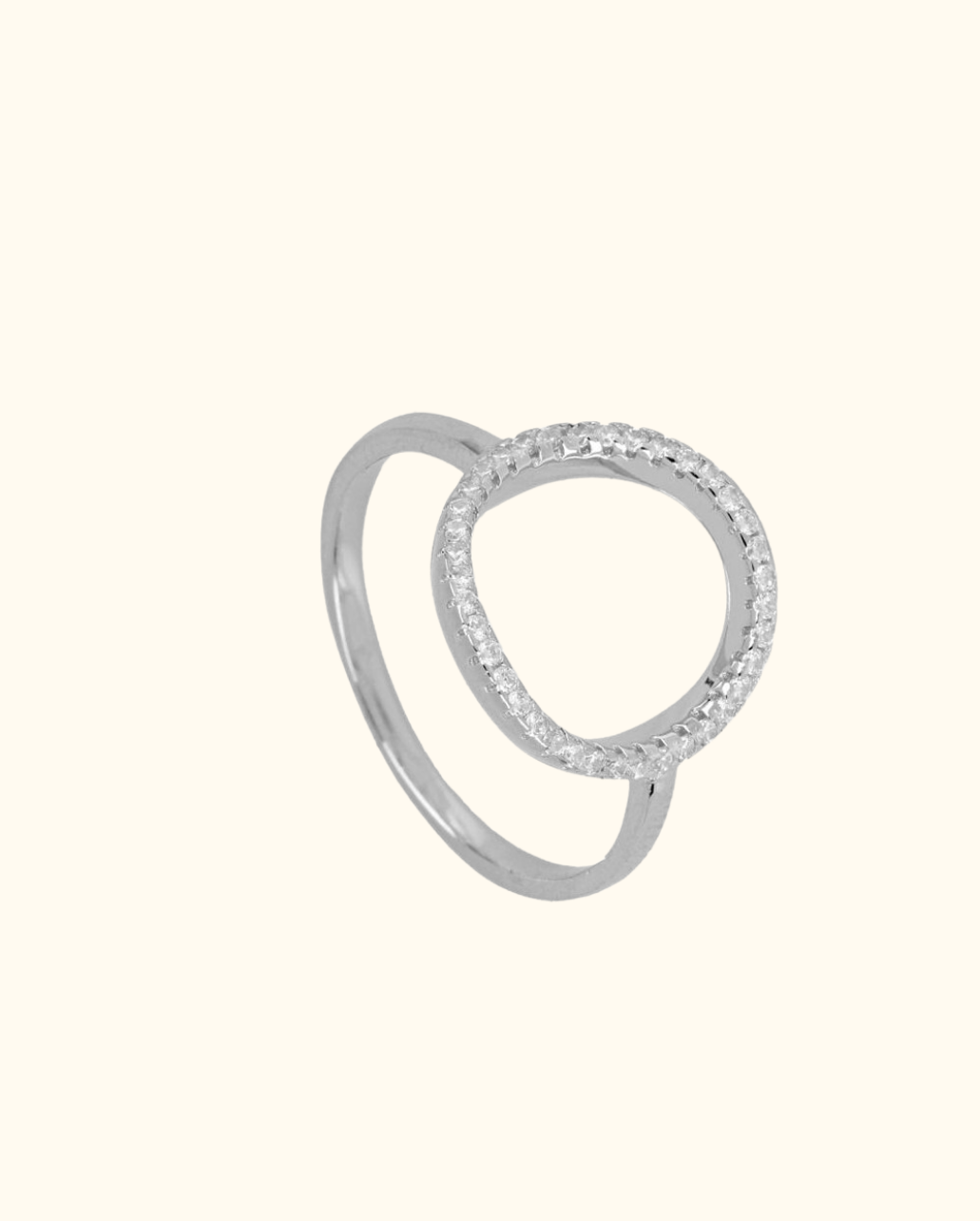 Anillo Zirconia Circle