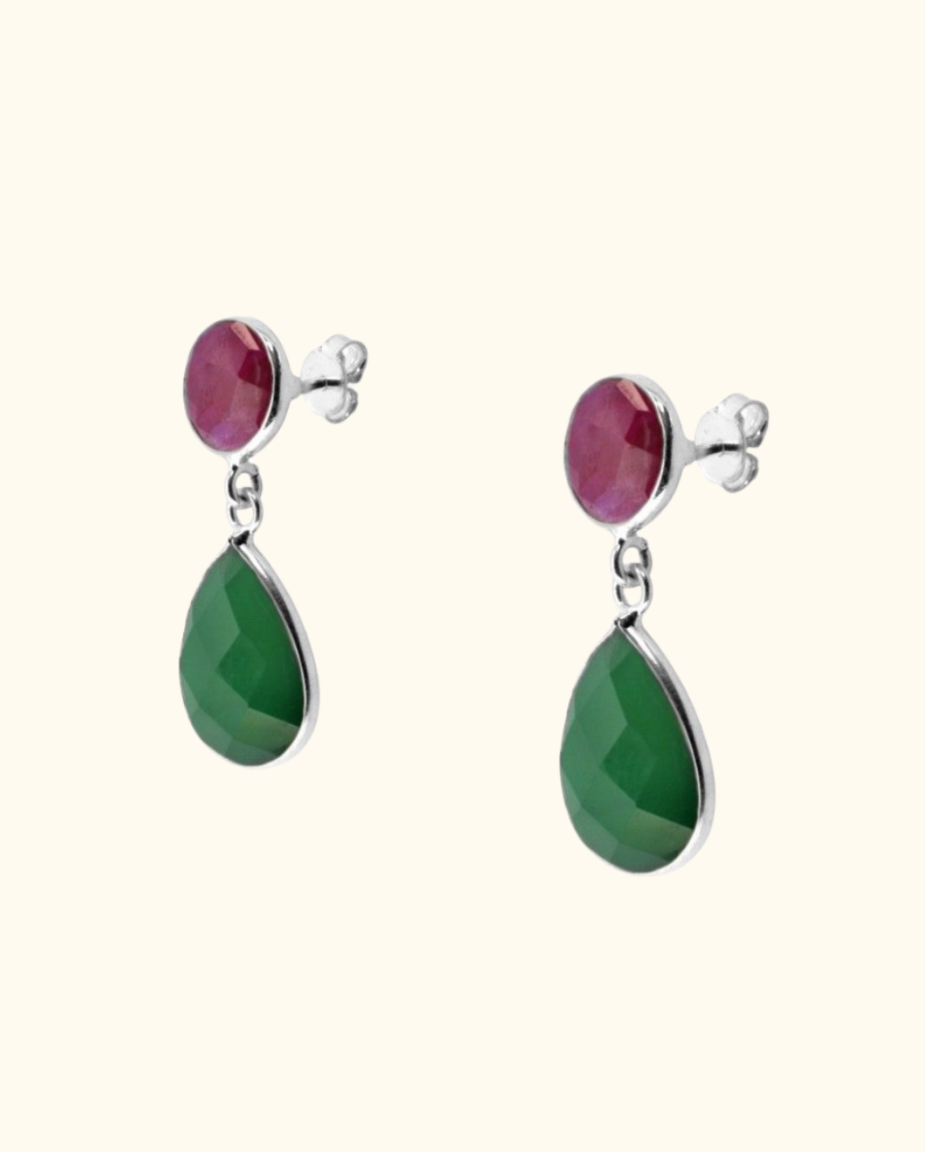 Pendientes Gemstone Fusion