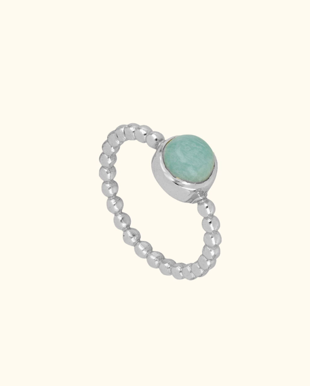 Anillo Bubbles Amazonite