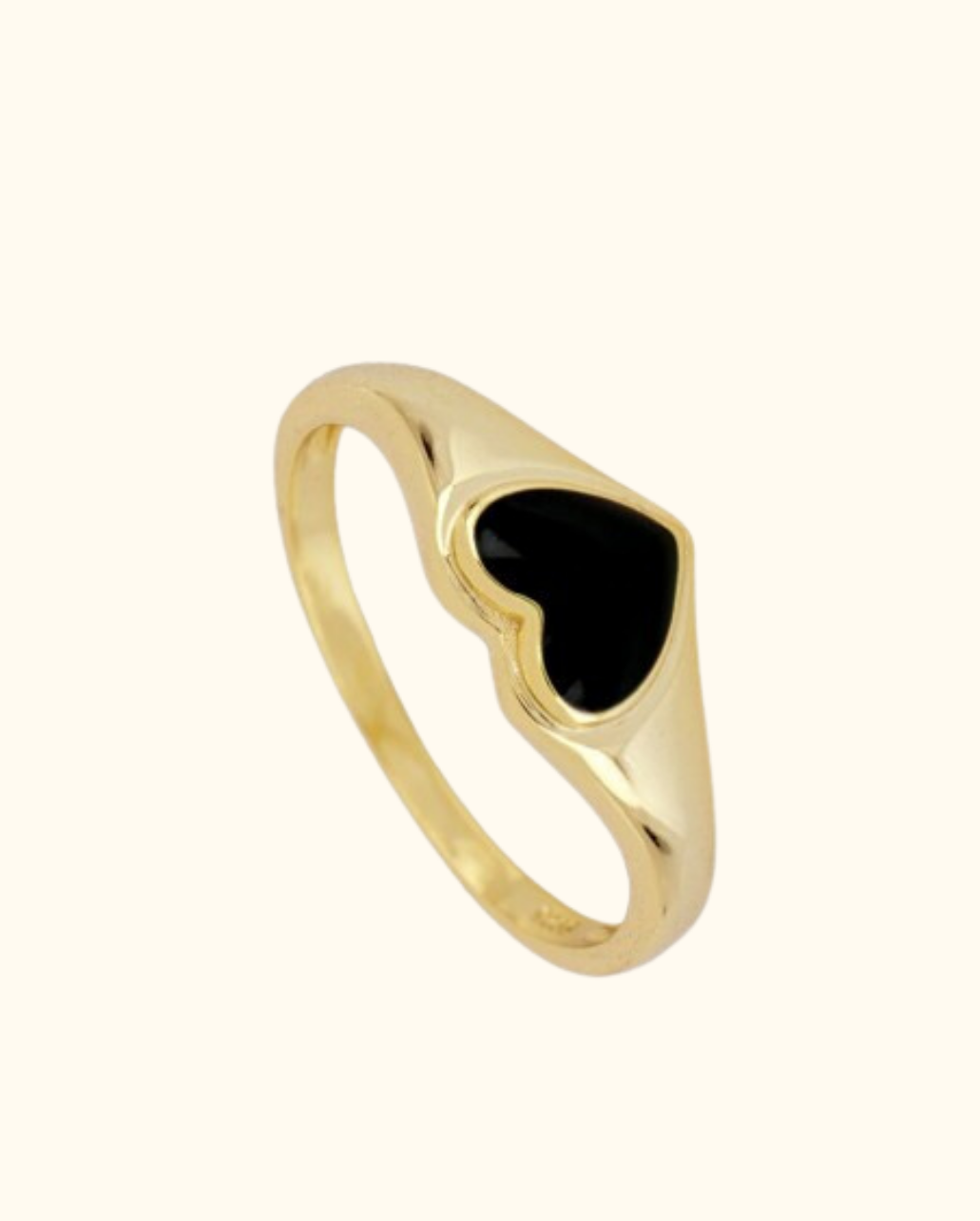 Anillo Black Heart