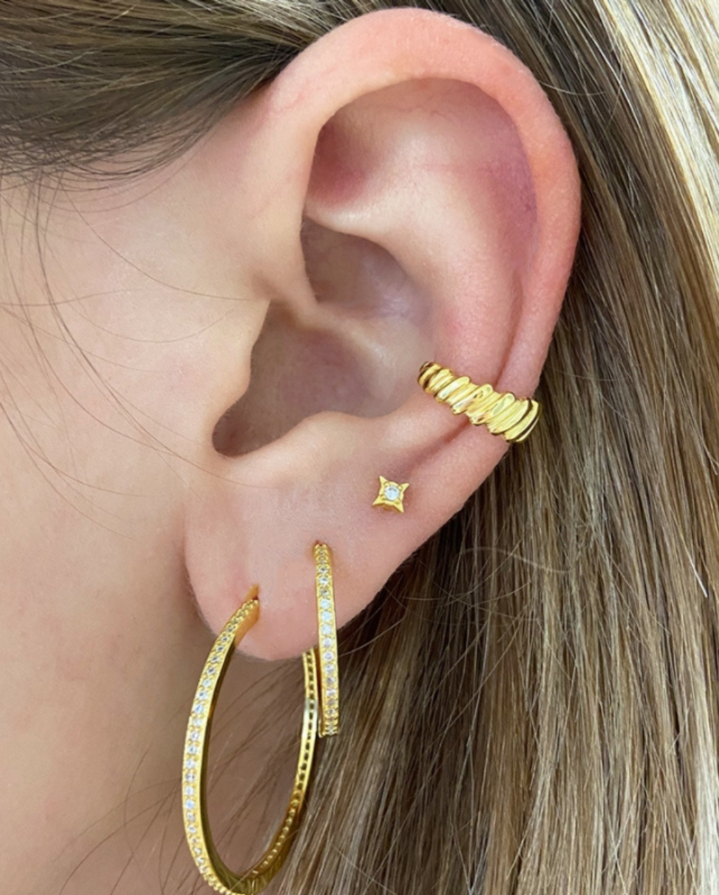 Ear Cuff Striped