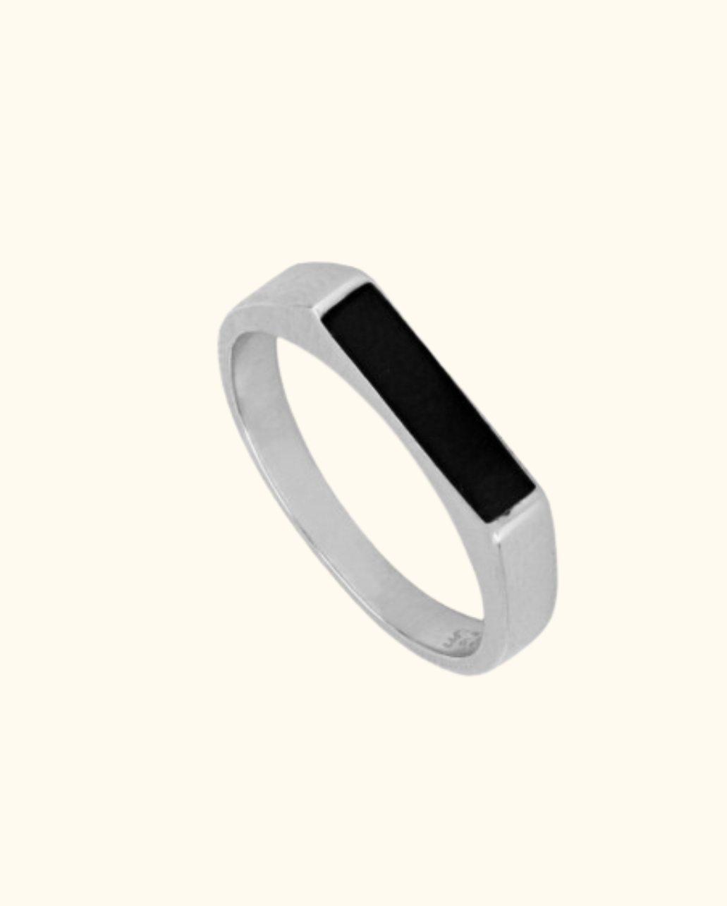 Anillo Black Rectangle