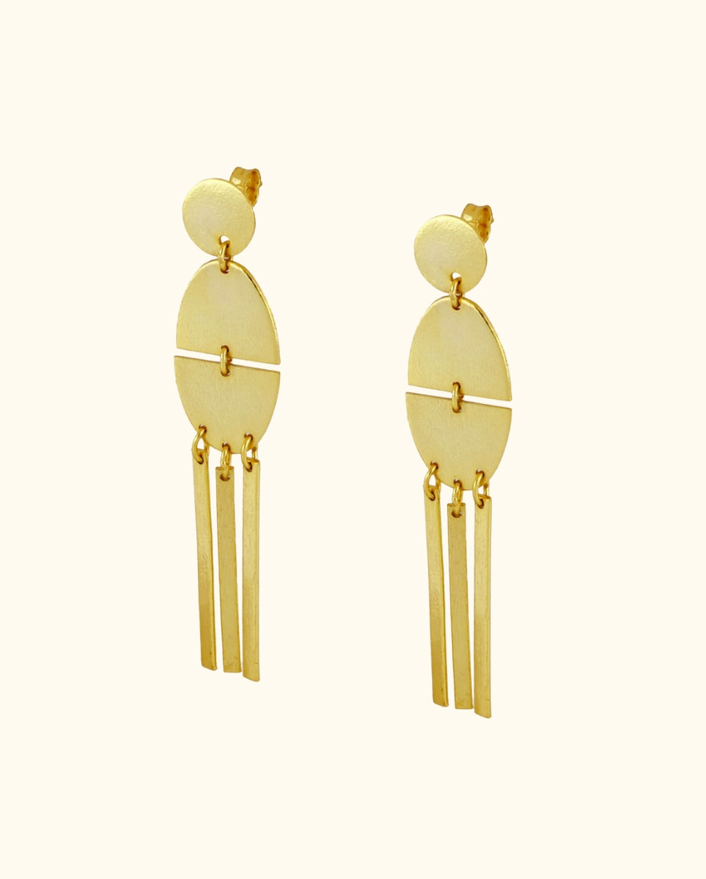 Pendientes Mondrian