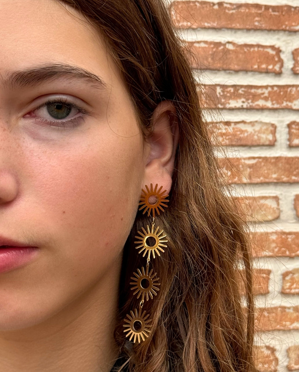 Pendientes Flowered Suns